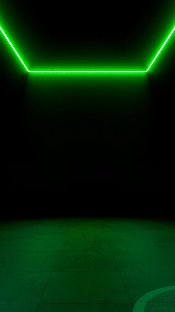 50 Stunning Black Wallpapers for a Chic Look Black wallpaper with green neon lights