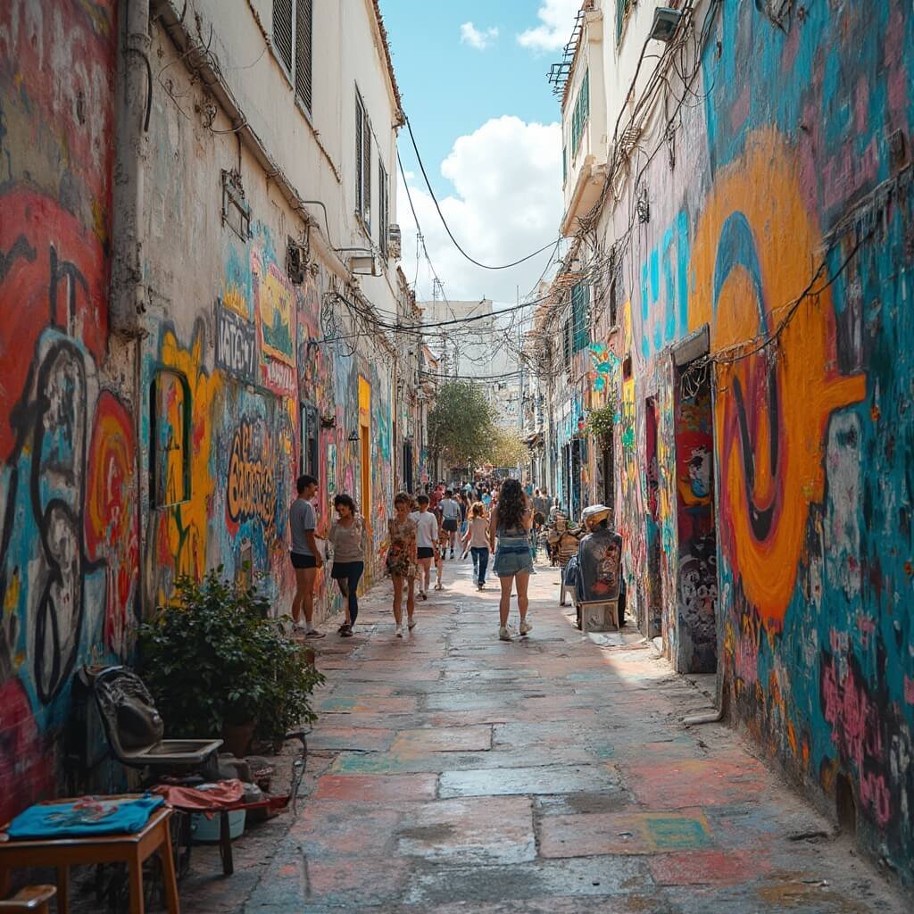 Why September is South Beach's Best-Kept Travel Secret Visitors admiring colorful street art murals and graffiti at the eclectic Wynwood Walls district in Miami during September's transition period