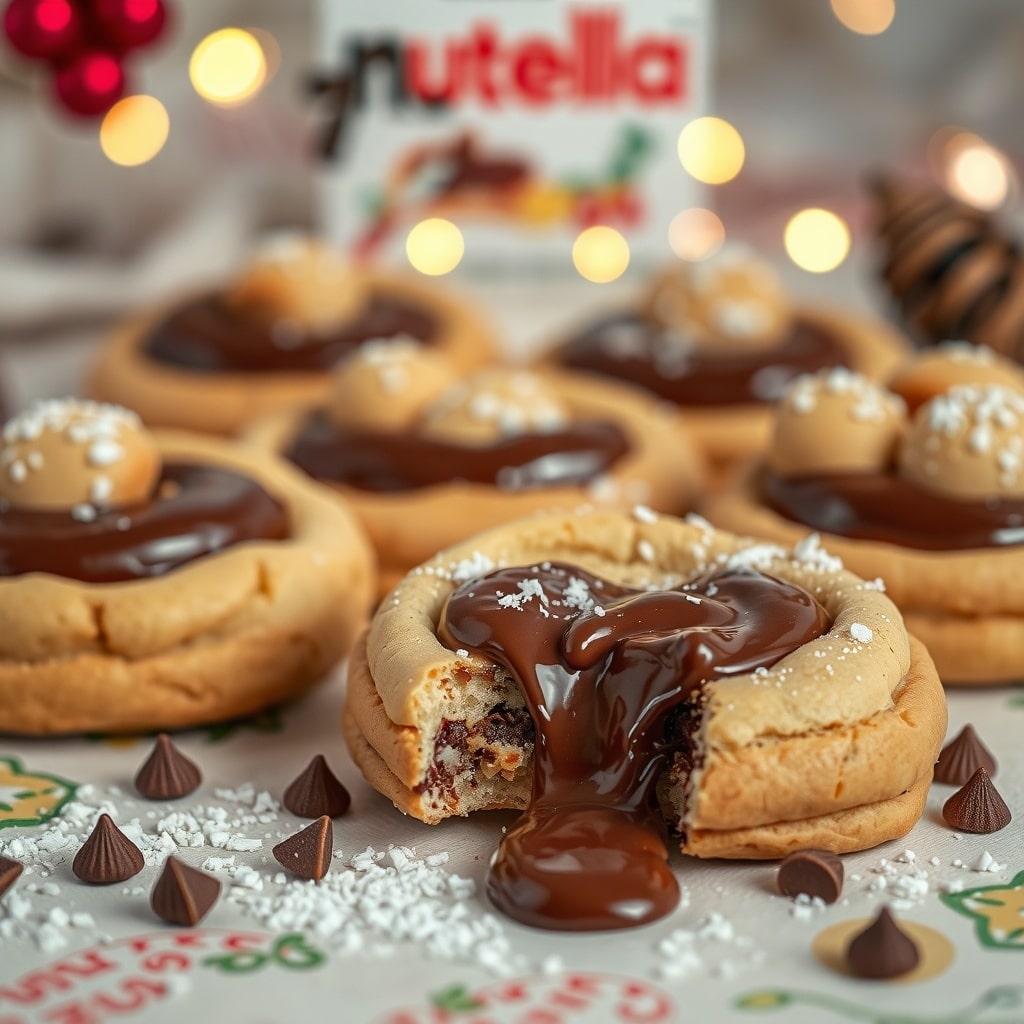 30 Delectable Christmas Cookie Recipes to Try This Holiday Season Nutella-stuffed cookies with chocolate glaze and sprinkles