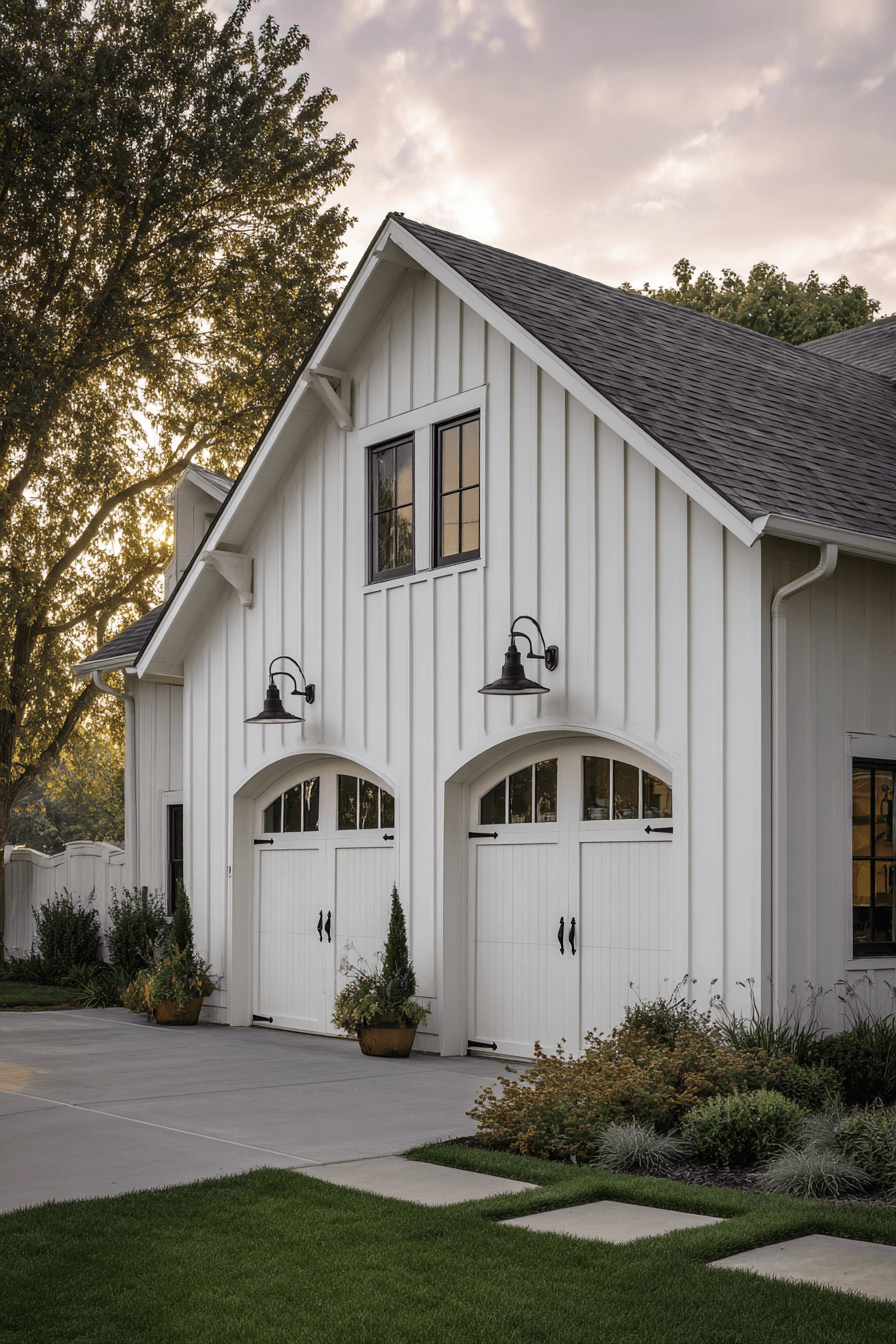 25 Farmhouse Garage Ideas That Are Cozy Functional and Timeless