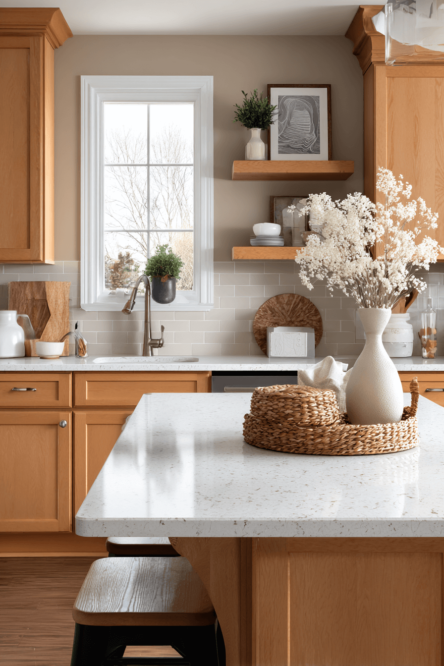 25 Beautiful Honey Oak Kitchen Ideas That Feel Warm Bright and Modern