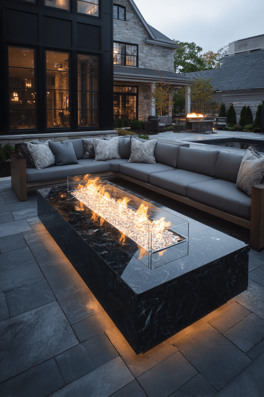 25 Modern Outdoor Fire Pit Ideas for a Luxury Backyard Feel