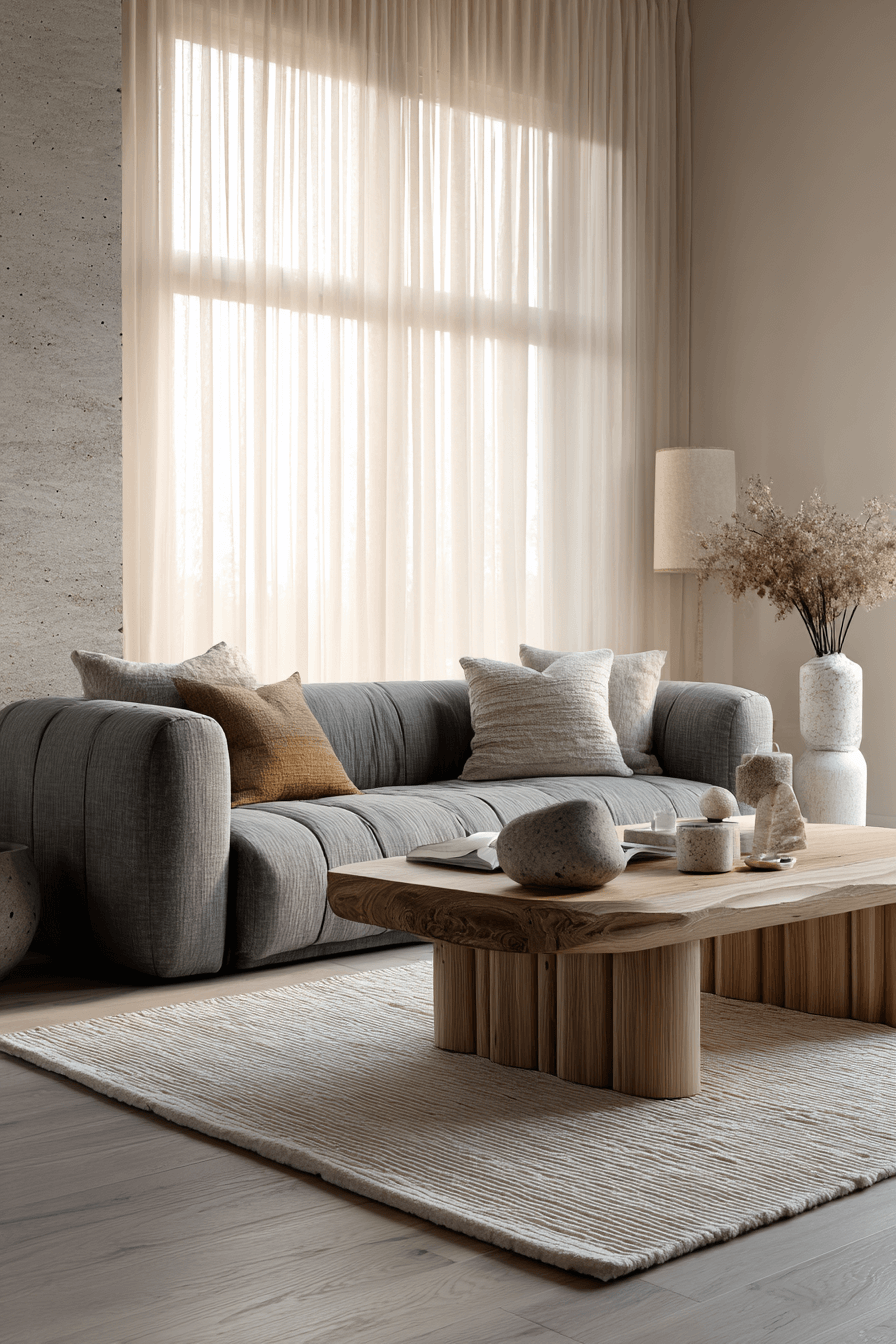 25 Grey Japandi Decor Ideas for a Calm Minimal Home