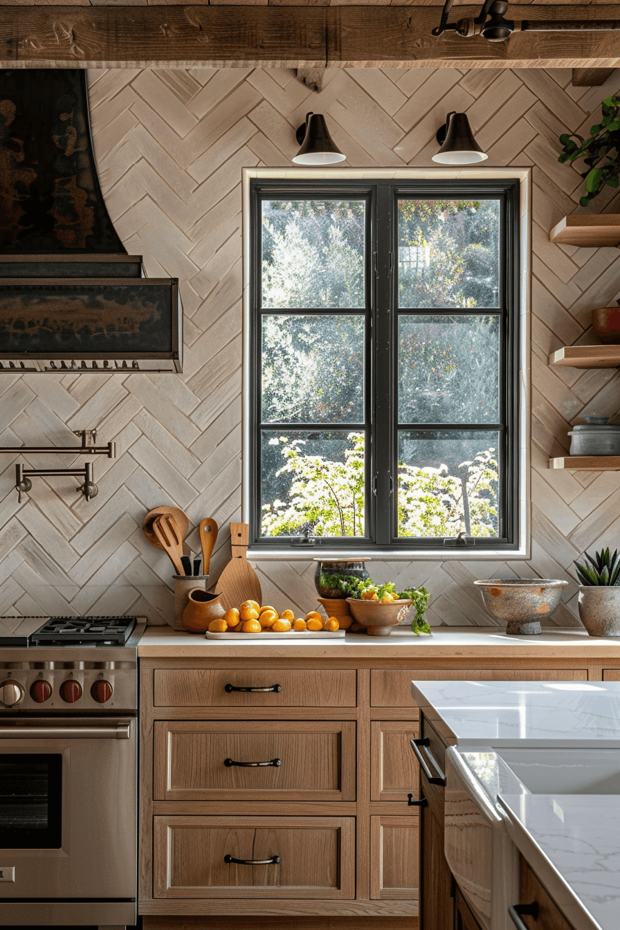 25 Stunning Herringbone Backsplash Ideas for a Timeless Kitchen