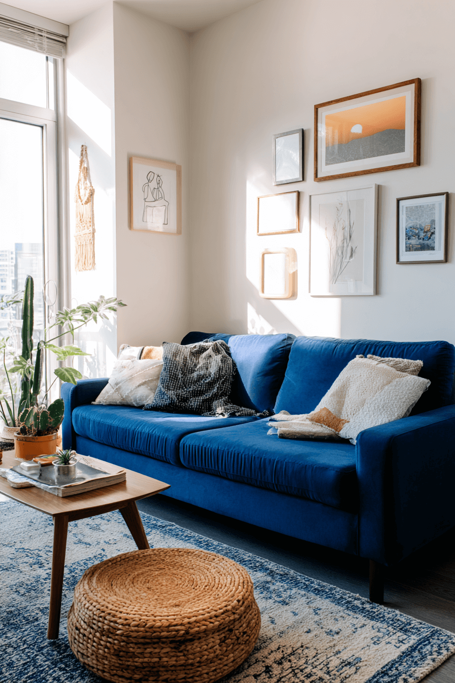 25 Stunning Blue Couch Living Room Ideas to Copy This Year