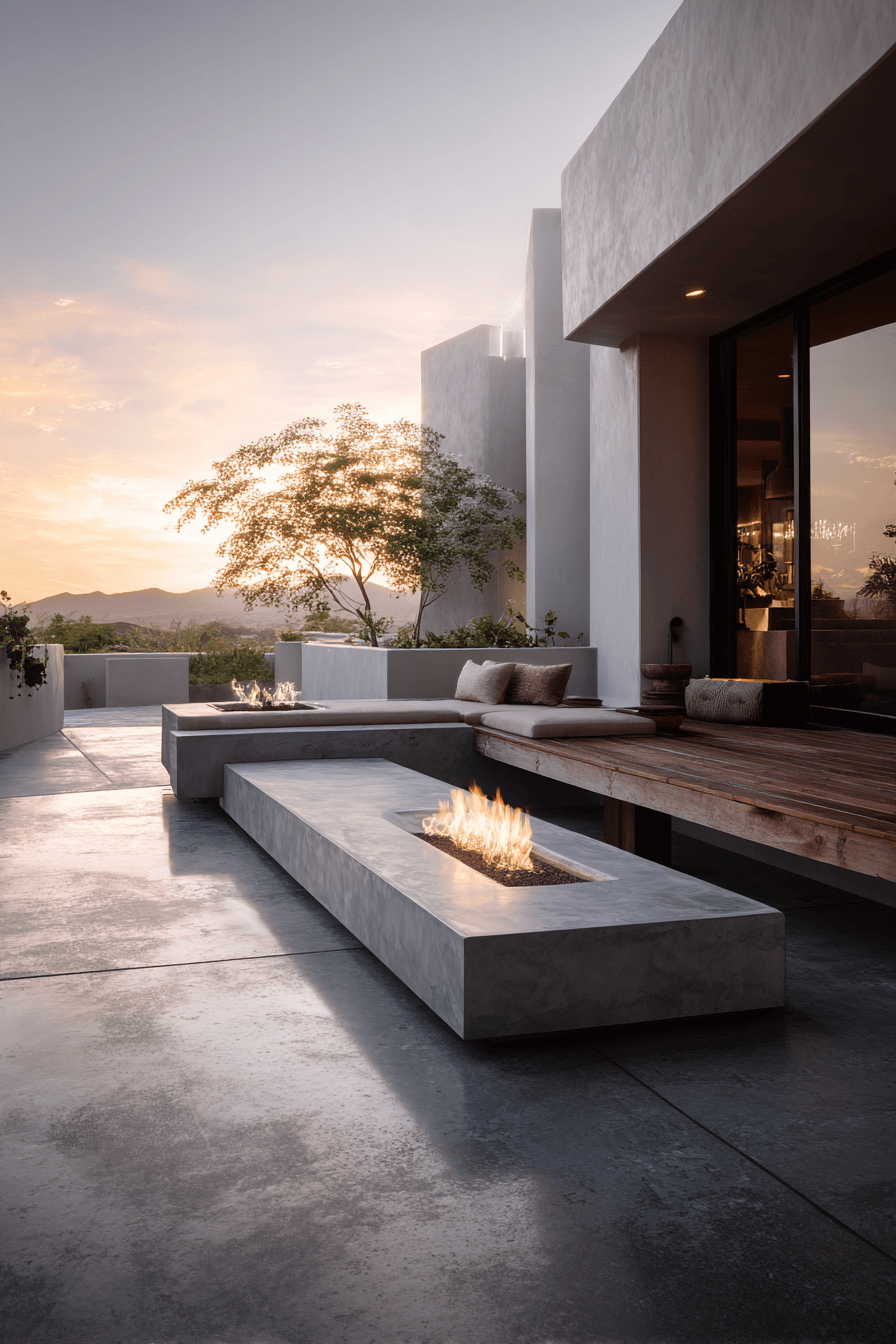 25 Modern Outdoor Fire Pit Ideas for a Luxury Backyard Feel