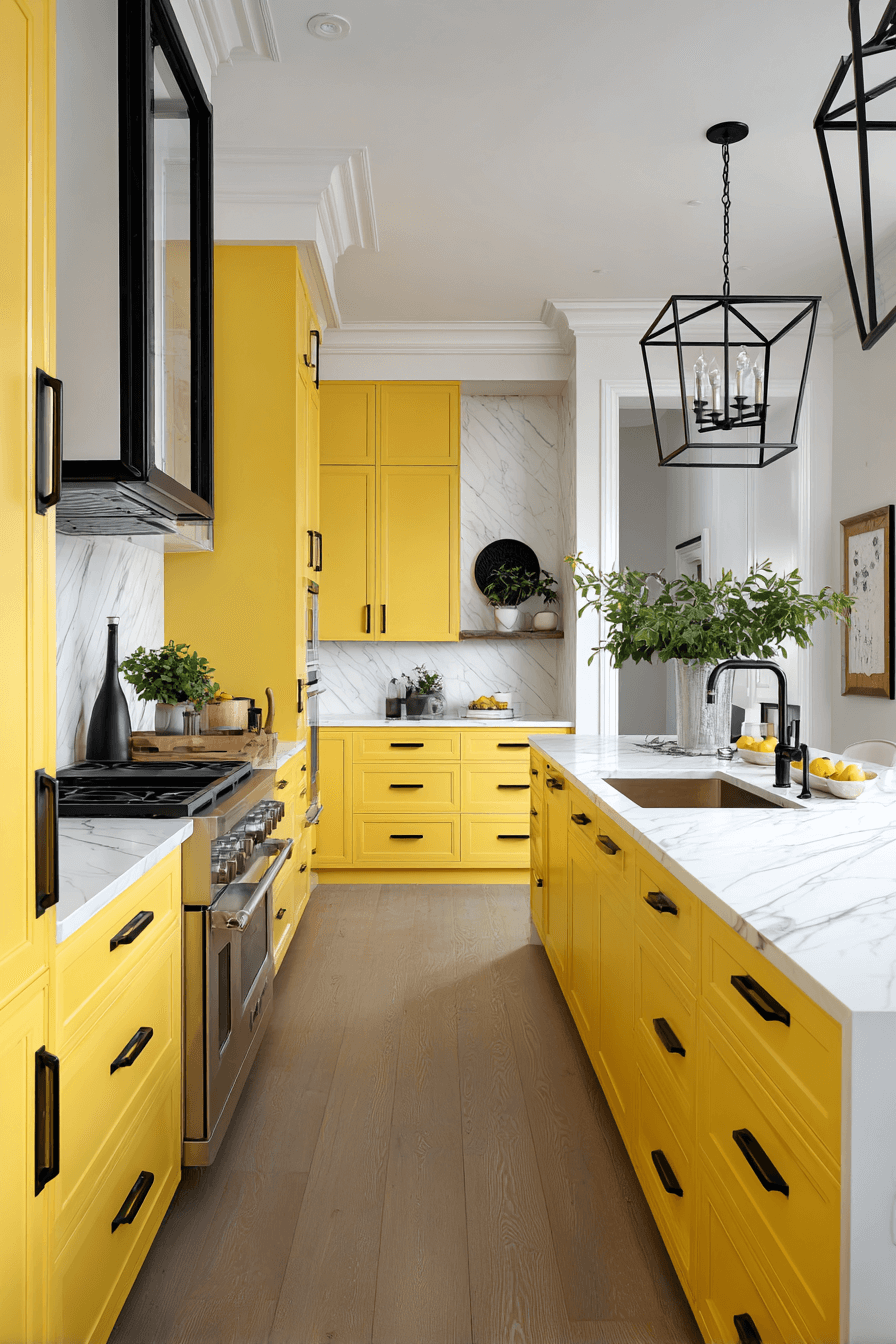 25 Yellow Kitchen Cabinet Ideas That Feel Warm Stylish and Timeless