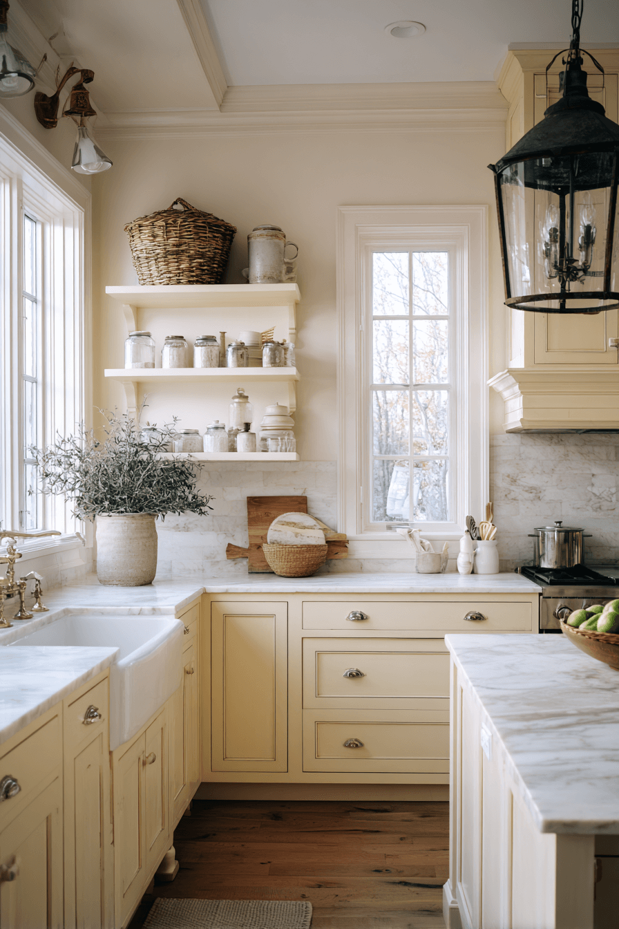 25 Yellow Kitchen Cabinet Ideas That Feel Warm Stylish and Timeless
