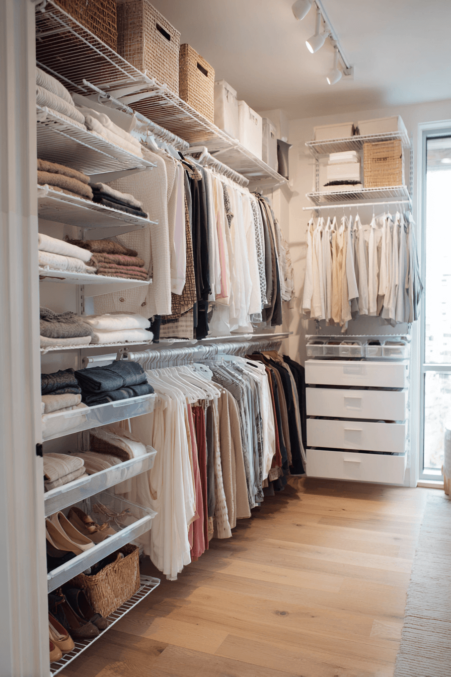 25 Walk In Closet Ideas That Feel Luxurious and Organized
