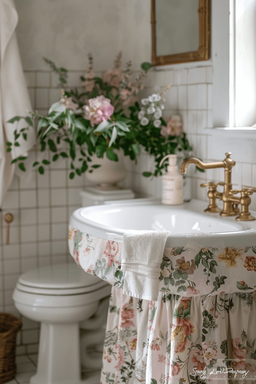 27 Cottagecore Bathroom Ideas That Feel Straight Out of a Storybook
