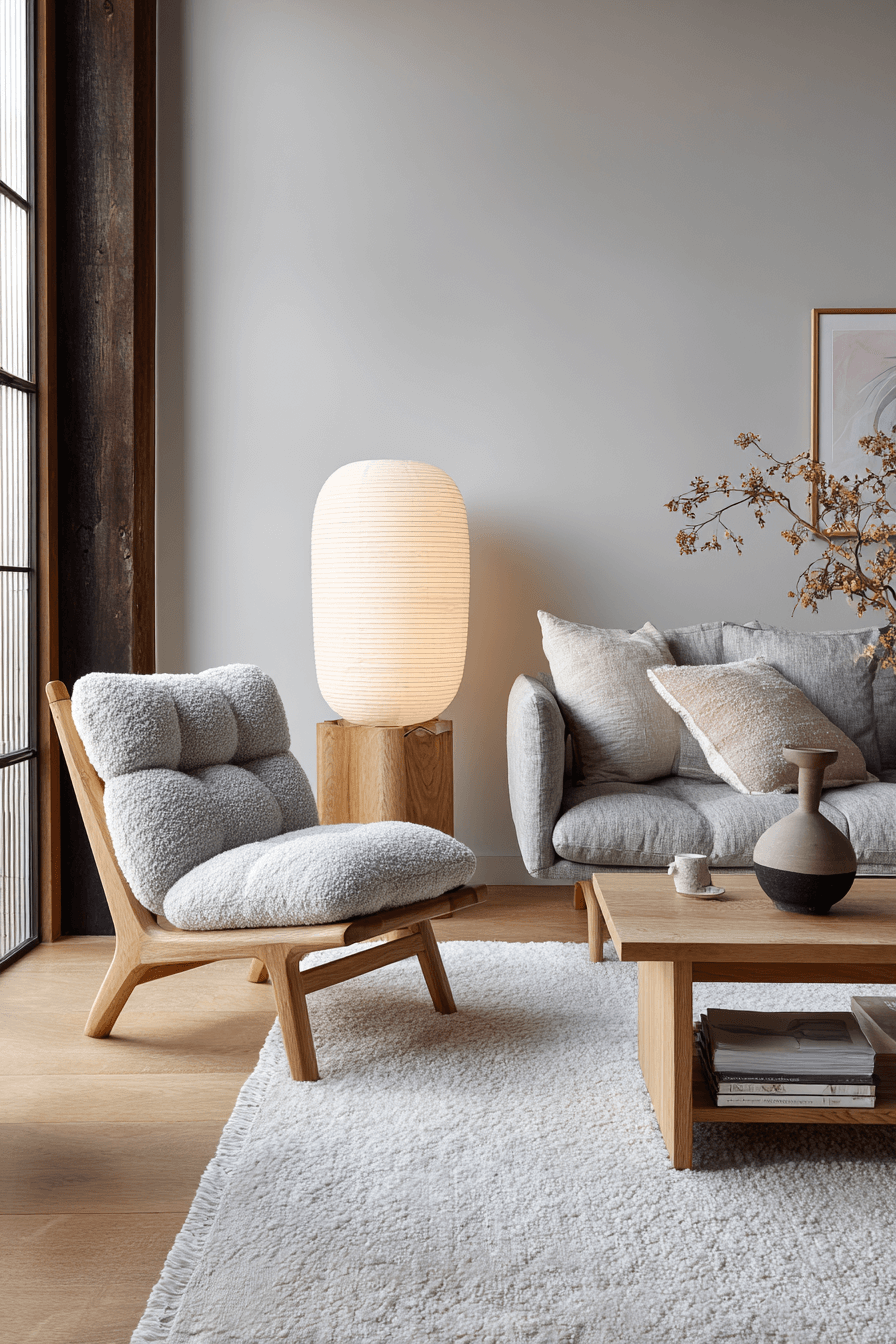 25 Grey Japandi Decor Ideas for a Calm Minimal Home