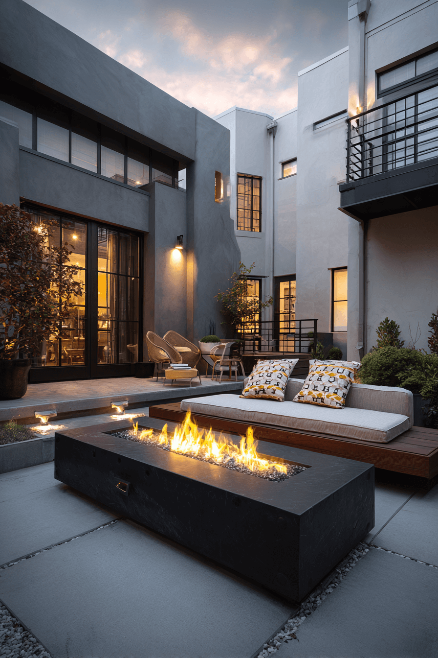 25 Modern Outdoor Fire Pit Ideas for a Luxury Backyard Feel