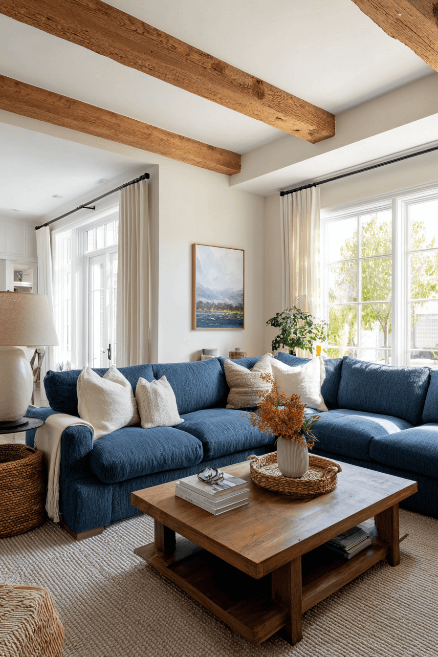 25 Stunning Blue Couch Living Room Ideas to Copy This Year