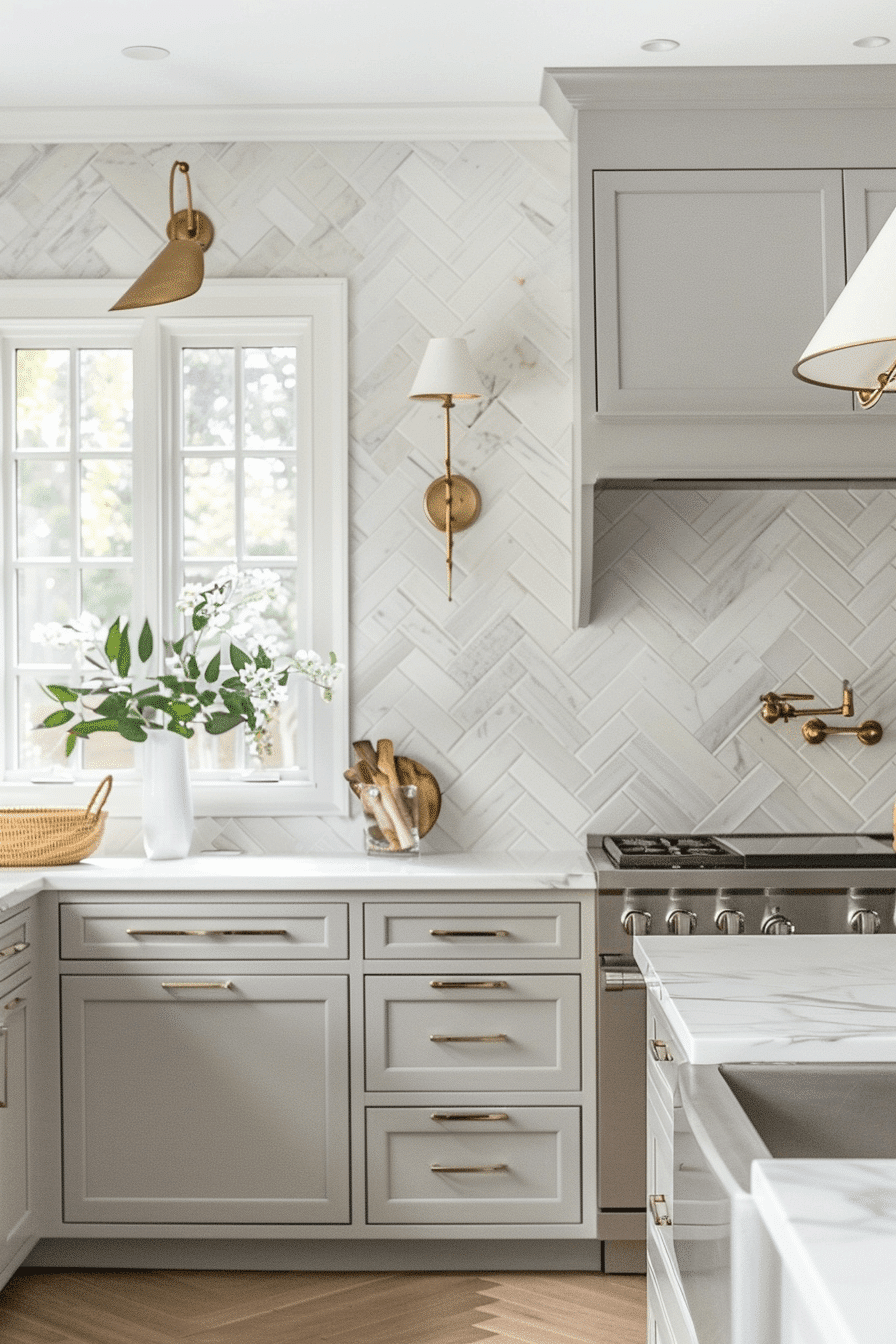 25 Stunning Herringbone Backsplash Ideas for a Timeless Kitchen