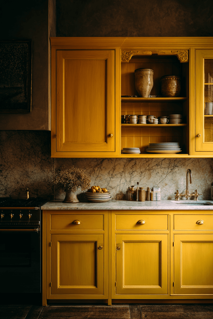 25 Yellow Kitchen Cabinet Ideas That Feel Warm Stylish and Timeless