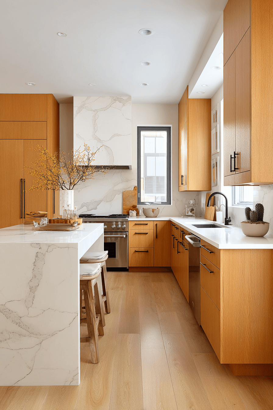25 Beautiful Honey Oak Kitchen Ideas That Feel Warm Bright and Modern