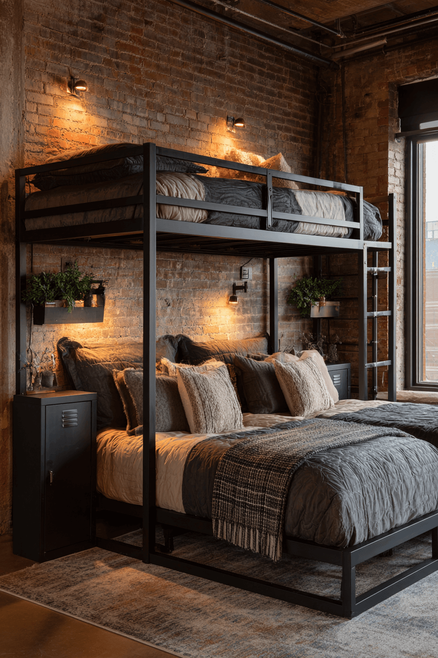 25 Minimalist Bunk Bed Ideas with Smart Storage Built In