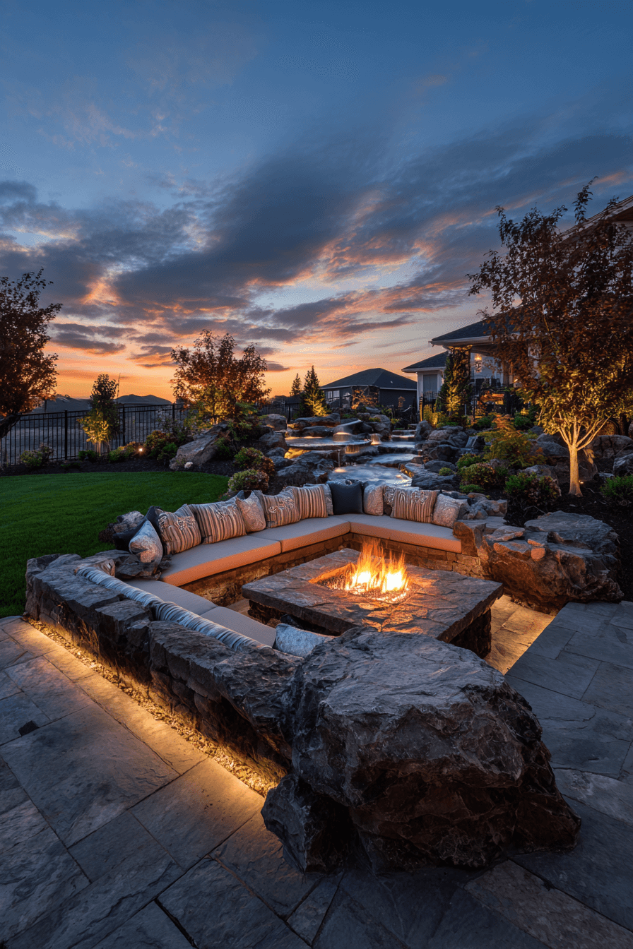 25 Modern Outdoor Fire Pit Ideas for a Luxury Backyard Feel