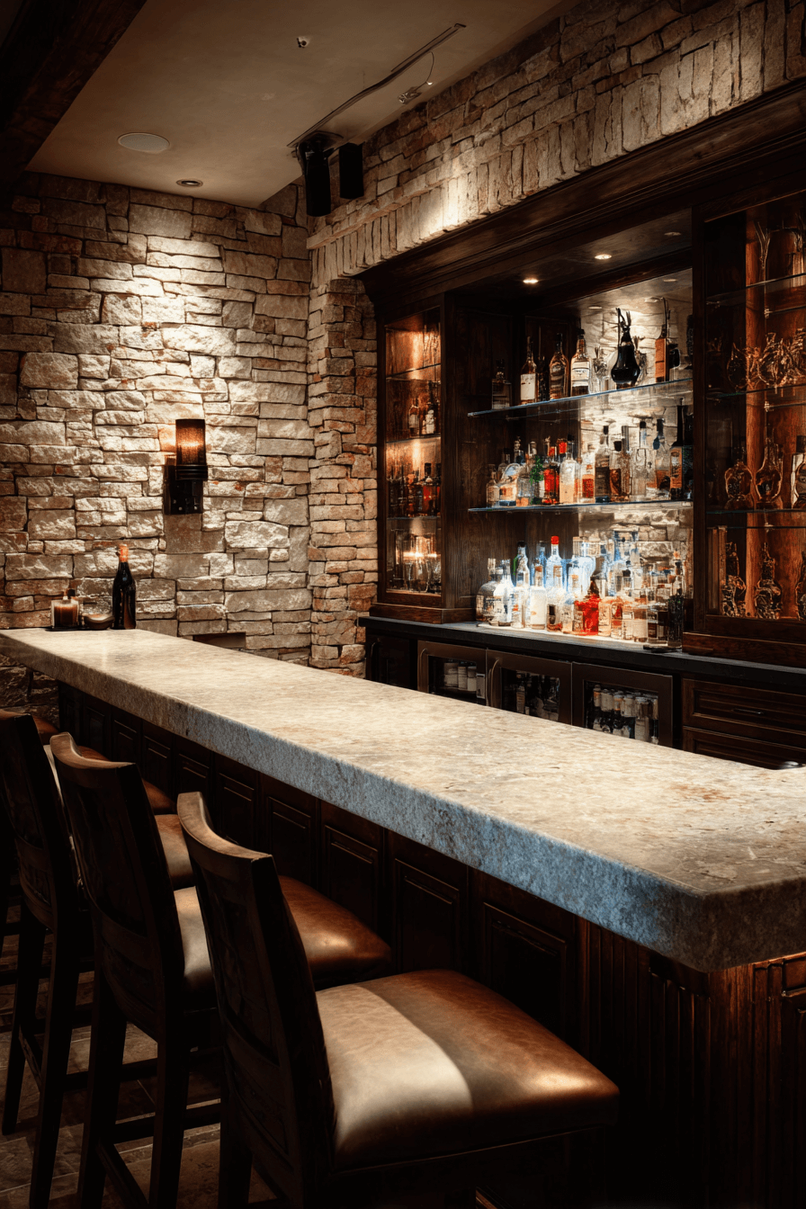 25 Stunning Basement Bar Ideas That Feel Custom Luxe and Well Designed