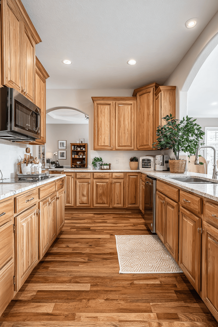 25 Beautiful Honey Oak Kitchen Ideas That Feel Warm Bright and Modern