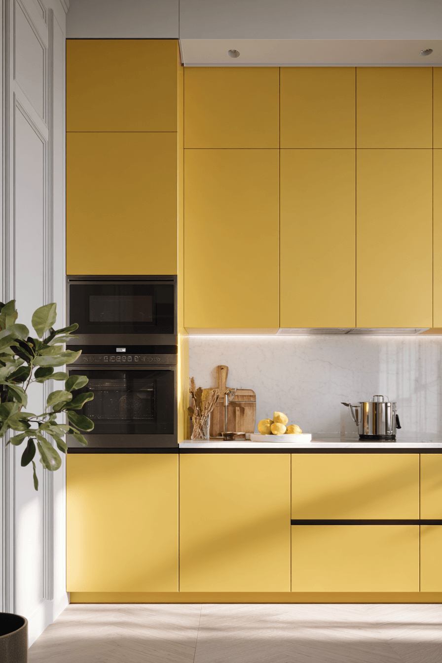 25 Yellow Kitchen Cabinet Ideas That Feel Warm Stylish and Timeless