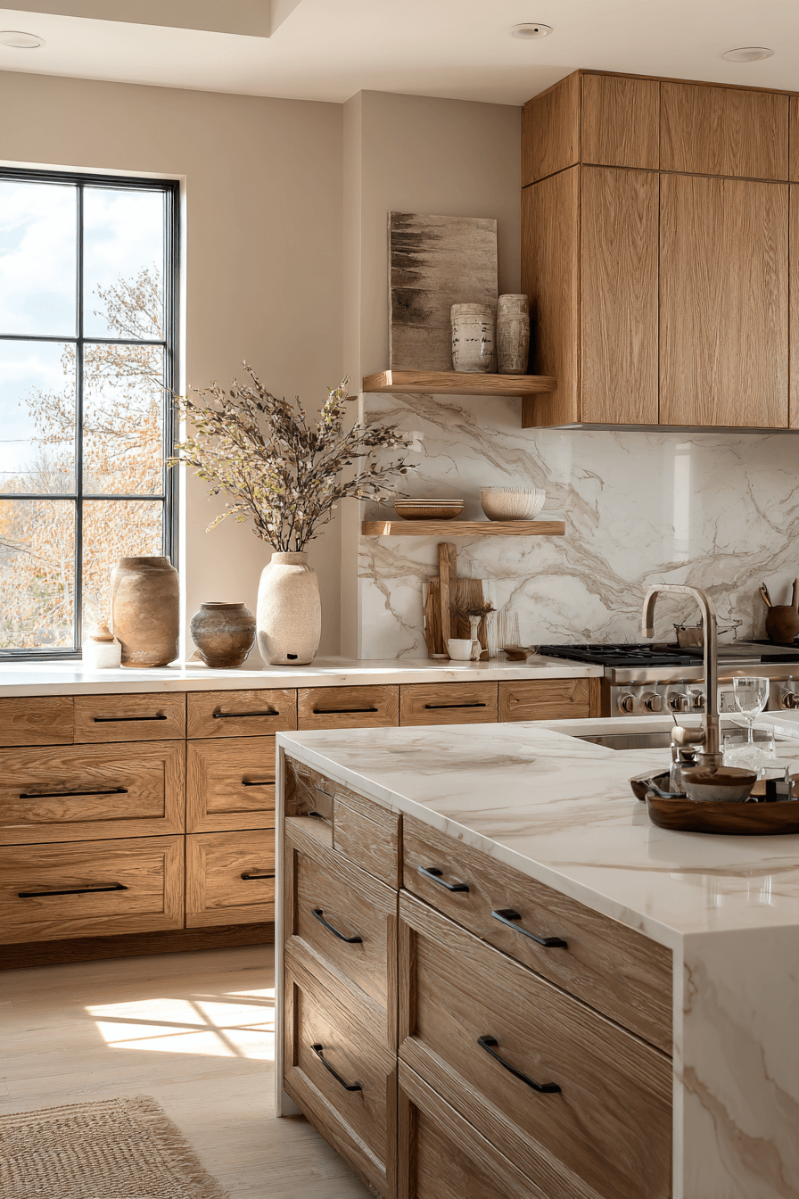 25 Beautiful Honey Oak Kitchen Ideas That Feel Warm Bright and Modern