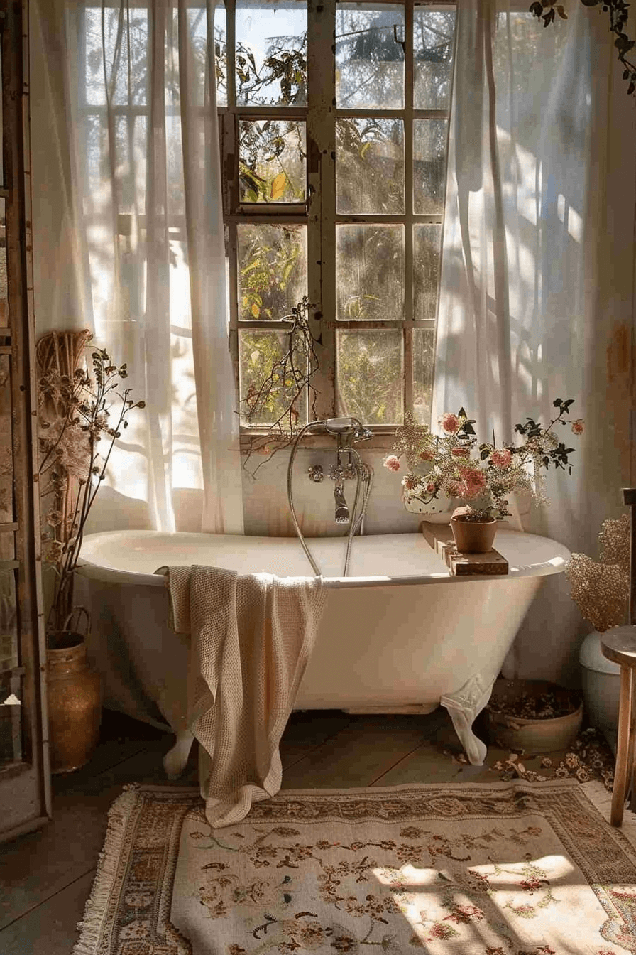 27 Cottagecore Bathroom Ideas That Feel Straight Out of a Storybook