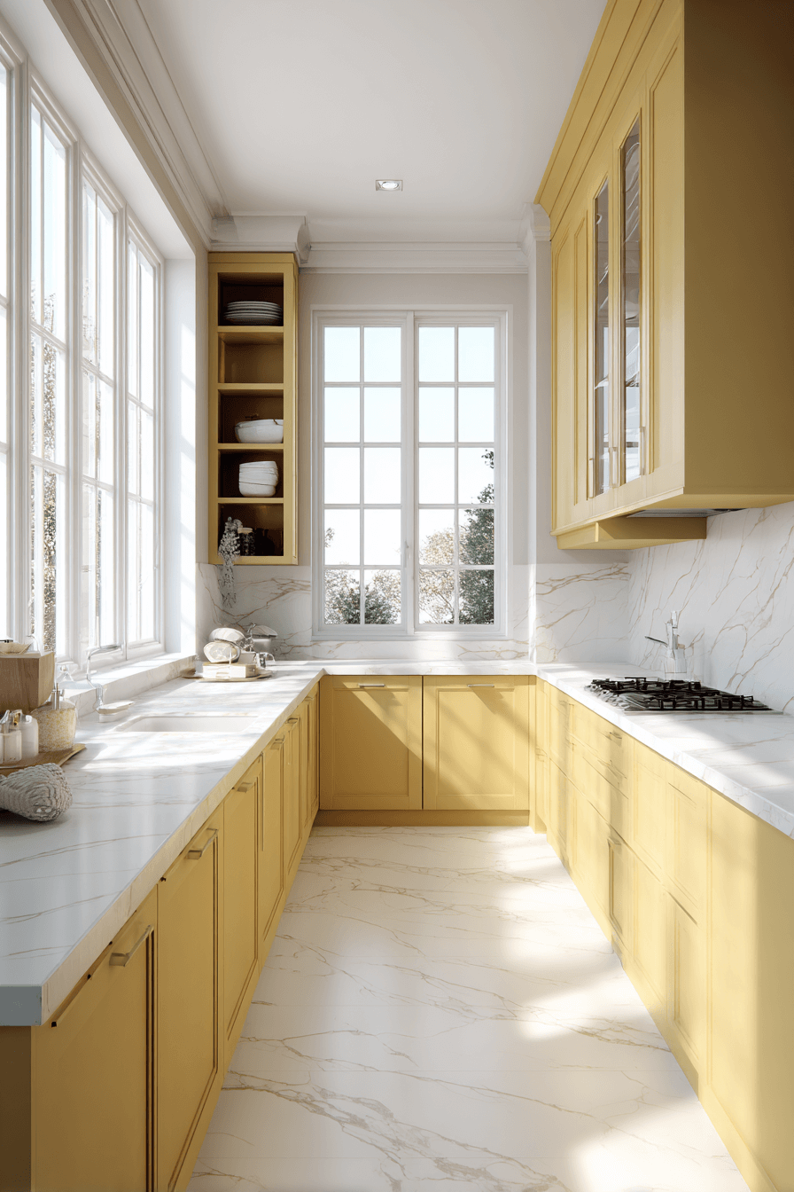 25 Yellow Kitchen Cabinet Ideas That Feel Warm Stylish and Timeless