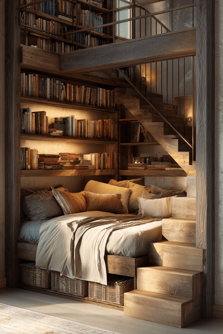 25 Minimalist Bunk Bed Ideas with Smart Storage Built In