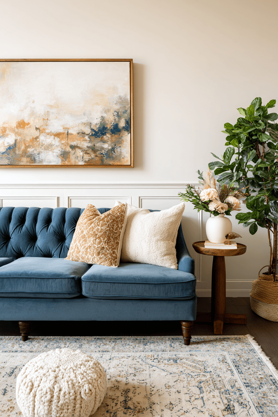 25 Stunning Blue Couch Living Room Ideas to Copy This Year
