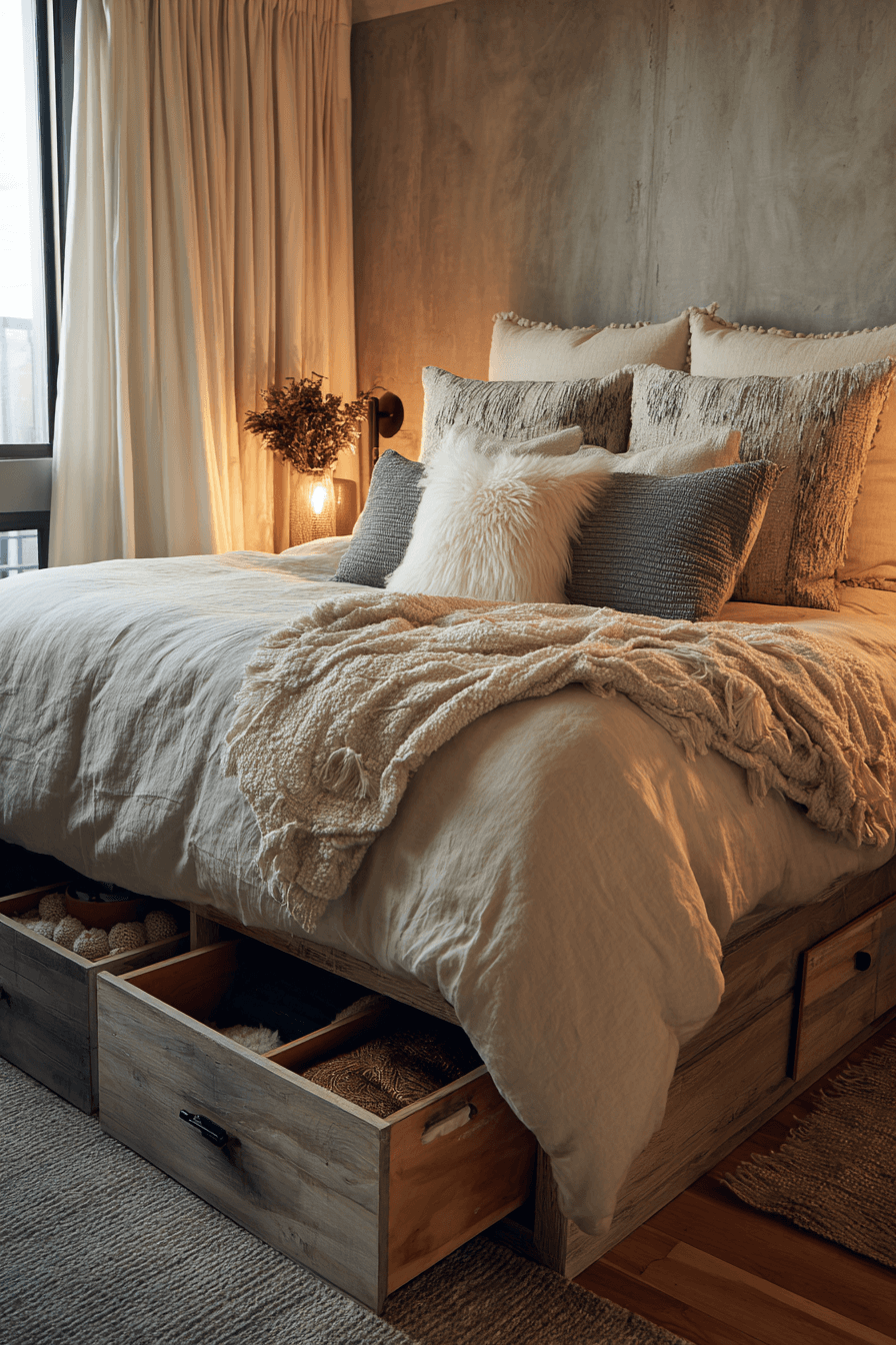 25 Tiny Bedroom Apartment Ideas to Save Space and Stay Cozy