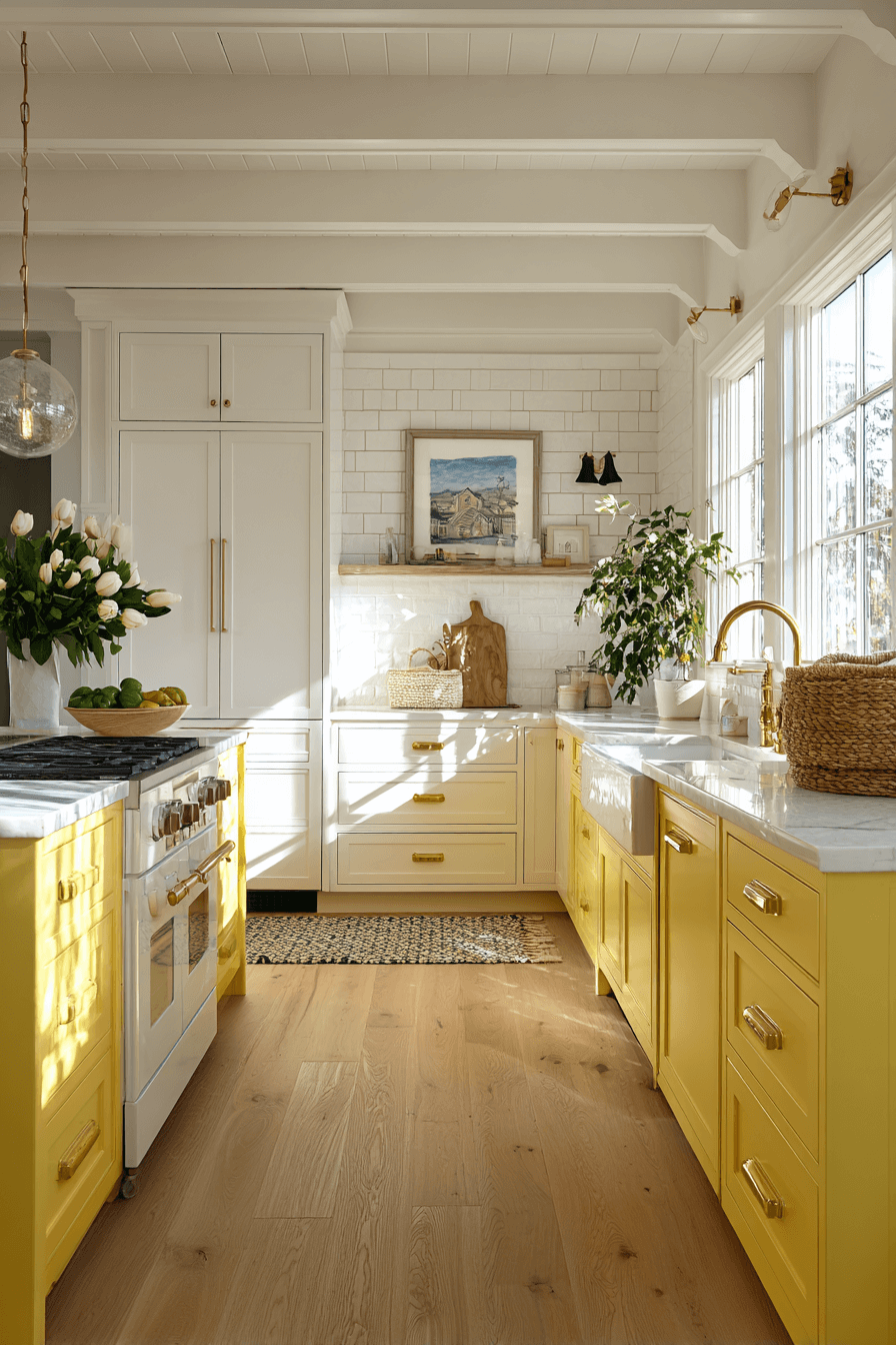 25 Yellow Kitchen Cabinet Ideas That Feel Warm Stylish and Timeless