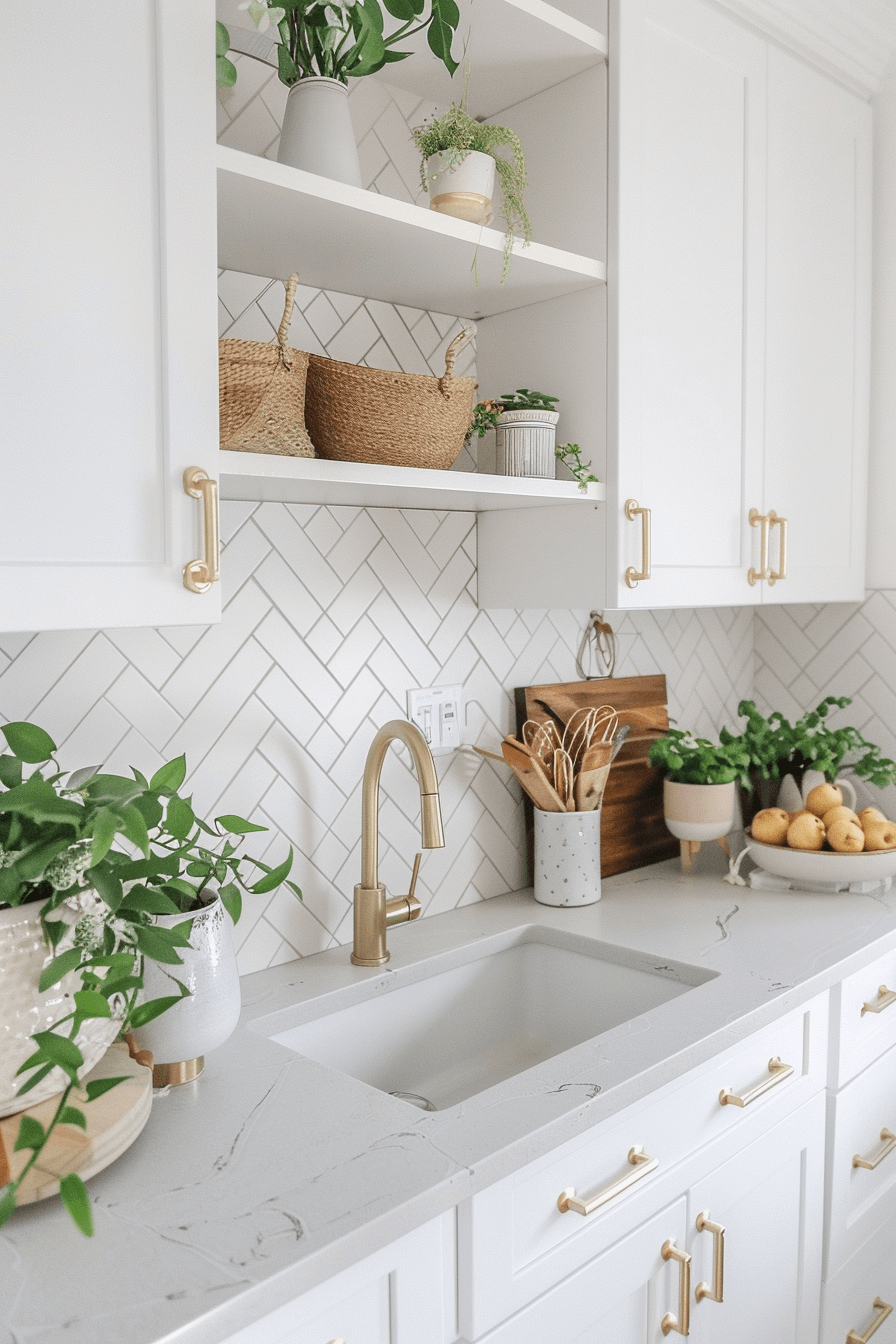 25 Stunning Herringbone Backsplash Ideas for a Timeless Kitchen