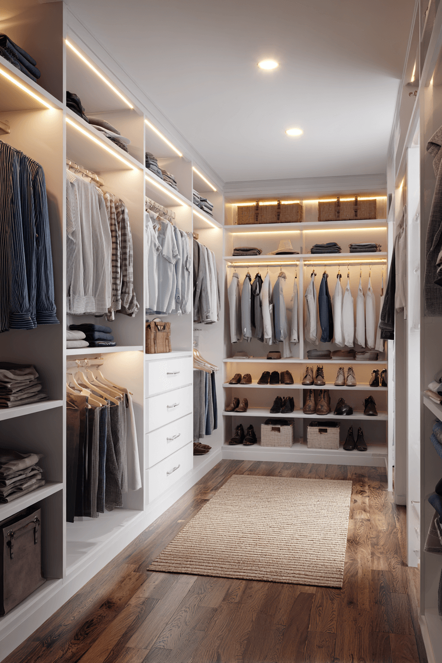 25 Walk In Closet Ideas That Feel Luxurious and Organized