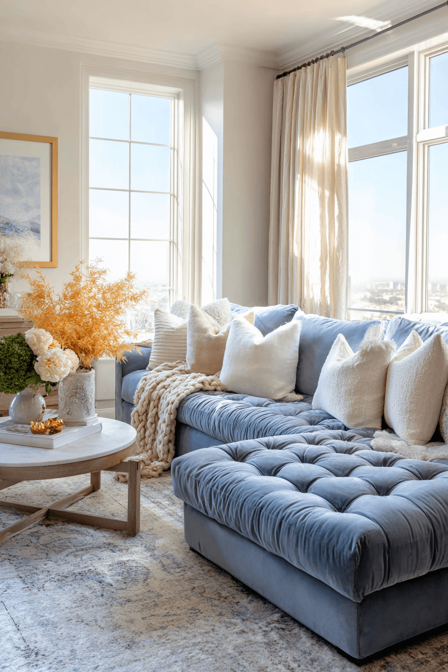25 Stunning Blue Couch Living Room Ideas to Copy This Year