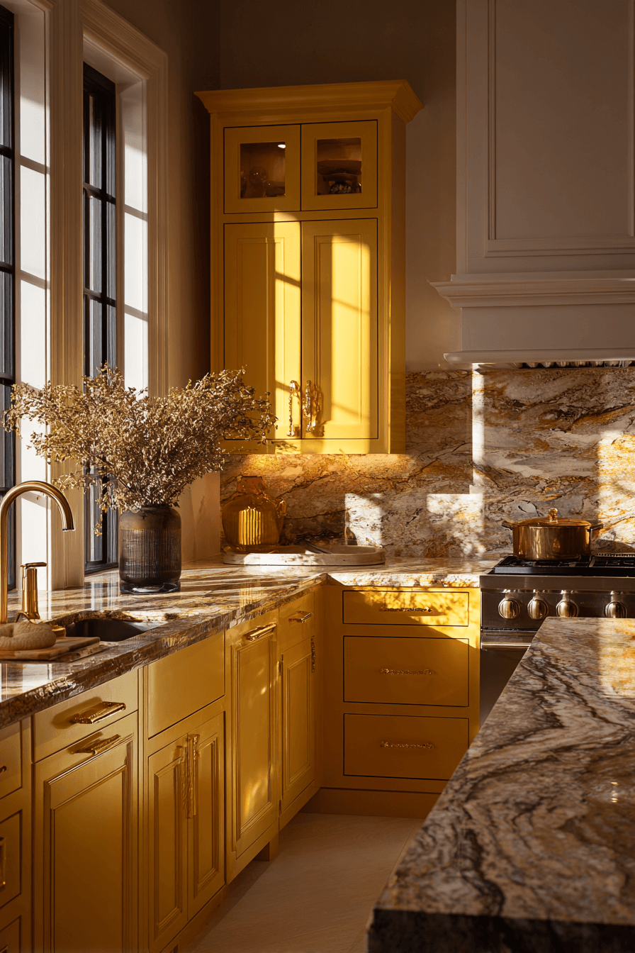 25 Yellow Kitchen Cabinet Ideas That Feel Warm Stylish and Timeless