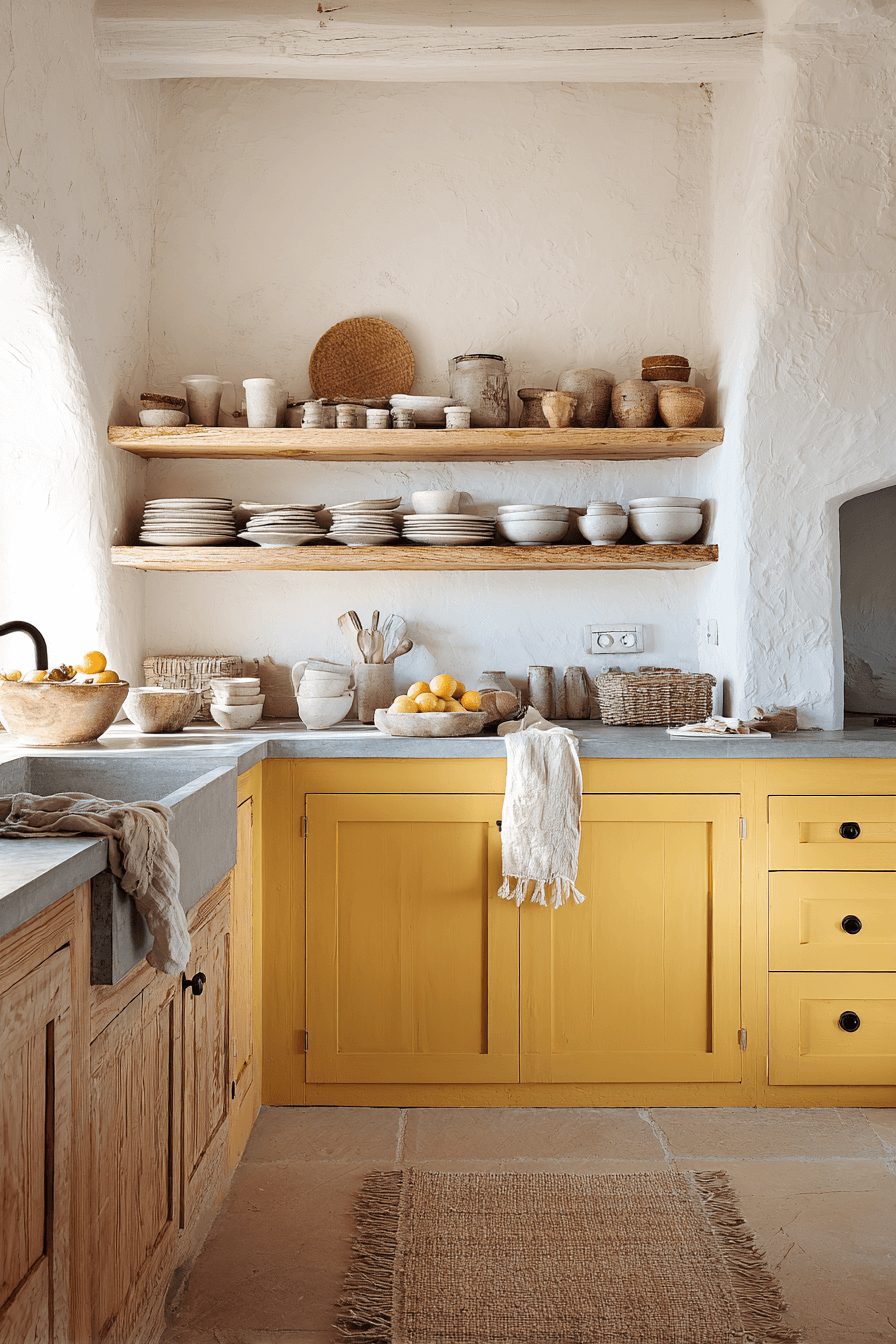 25 Yellow Kitchen Cabinet Ideas That Feel Warm Stylish and Timeless
