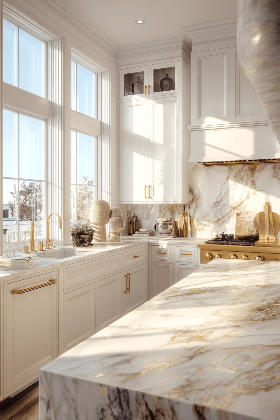 27 Luxury Kitchen Design Ideas Inspired by Modern Mansions
