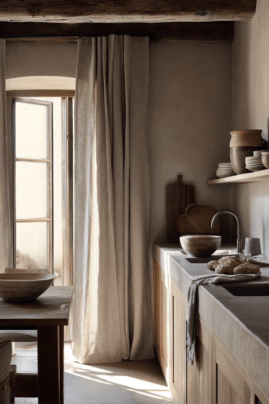 27 Wabi Sabi Kitchen Ideas for a Calm Imperfectly Beautiful Space