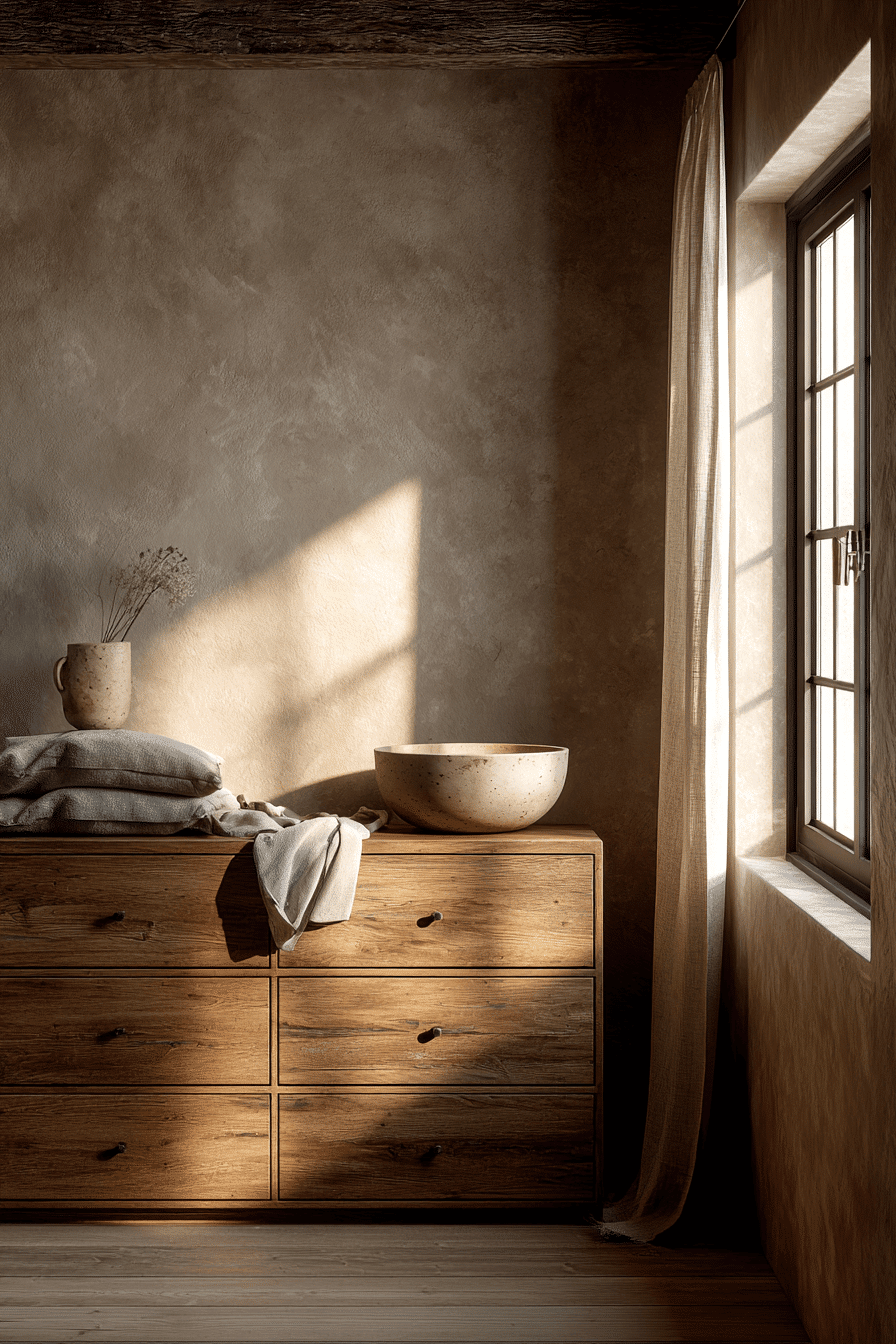 27 Wabi Sabi Bedroom Ideas with Natural Textures and Warm Tones