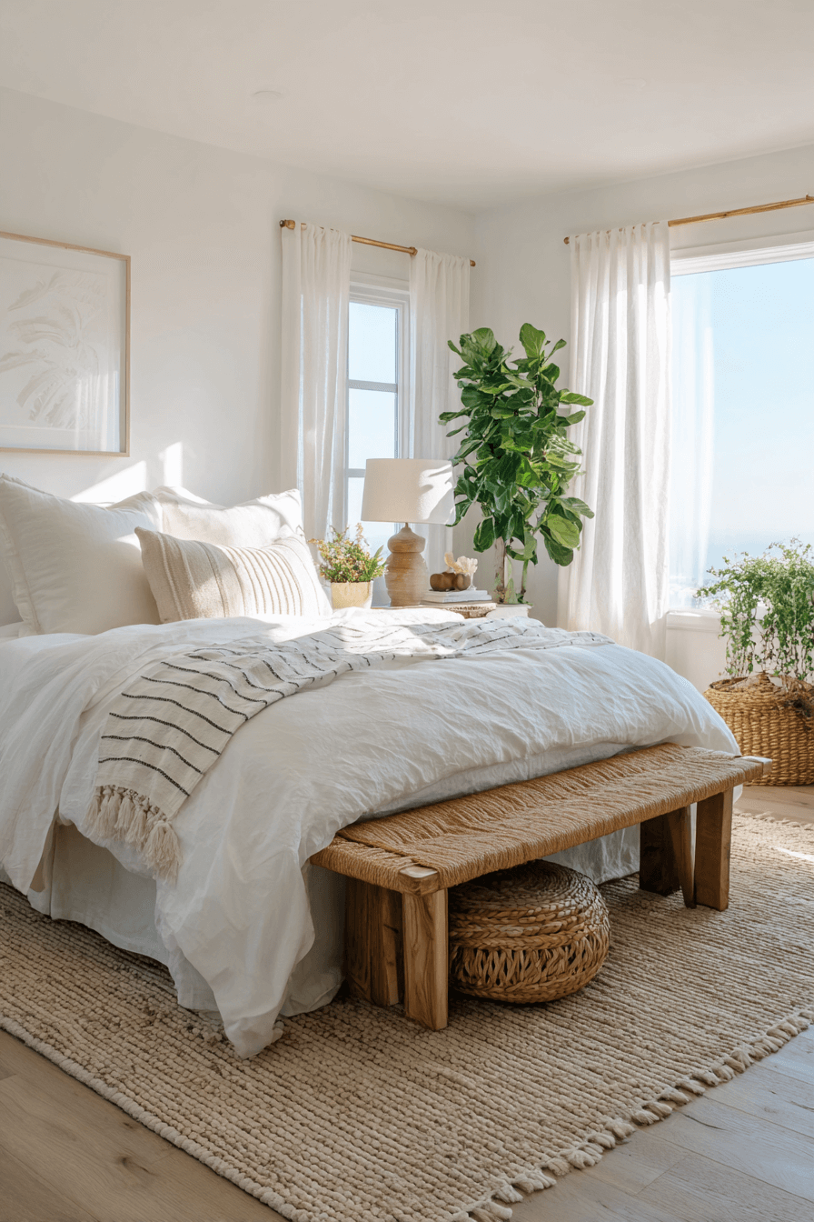 27 Boho Chic Bedroom Ideas with Natural Textures and Layers