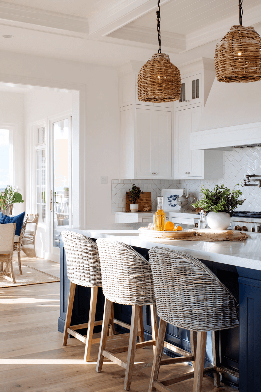 27 Beautiful Navy Blue Kitchen Cabinet Ideas to Inspire Your Renovation