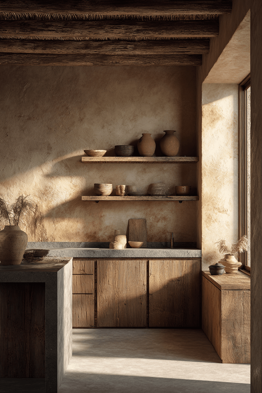 27 Wabi Sabi Kitchen Ideas for a Calm Imperfectly Beautiful Space