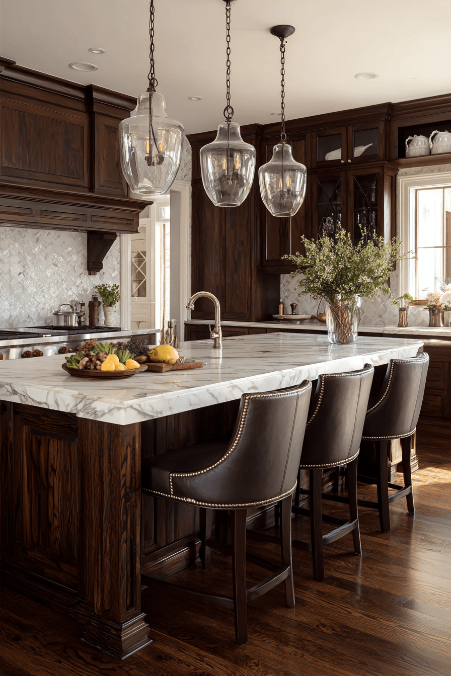27 Dark Wood Kitchen Cabinet Ideas That Feel Timeless and Luxurious