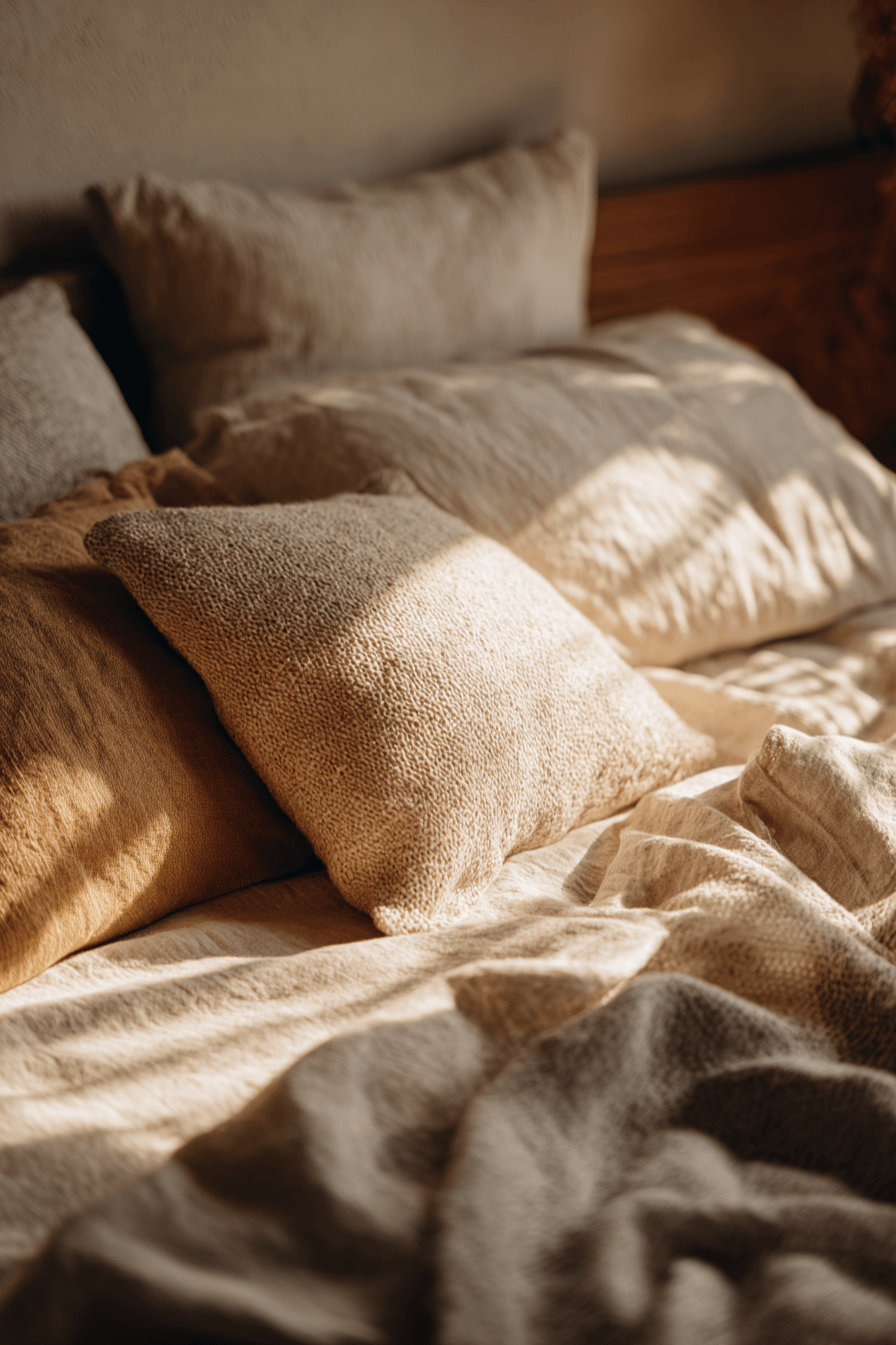 27 Wabi Sabi Bedroom Ideas with Natural Textures and Warm Tones