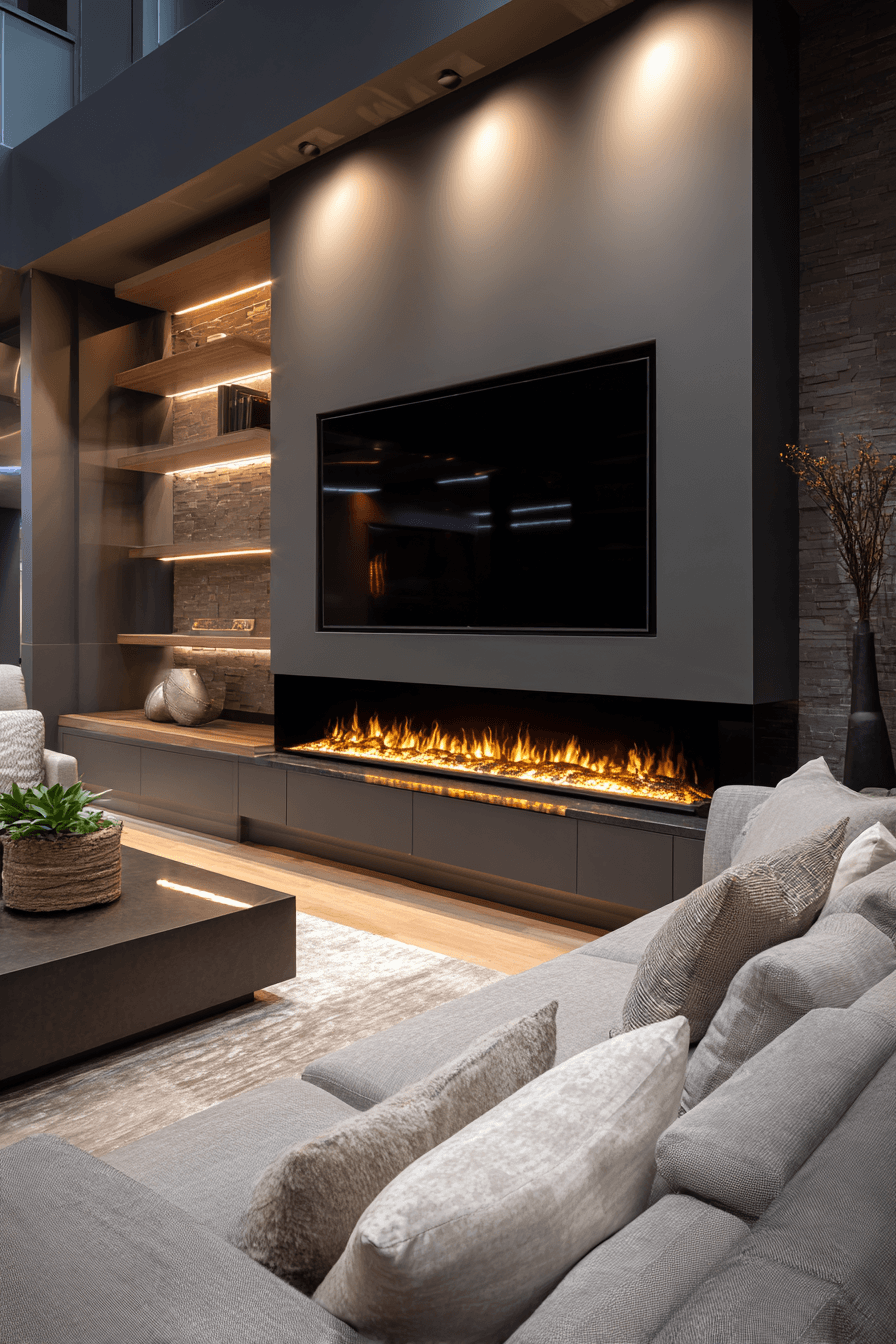 27 Modern Fireplace Ideas That Feel Both Cozy and Minimalist