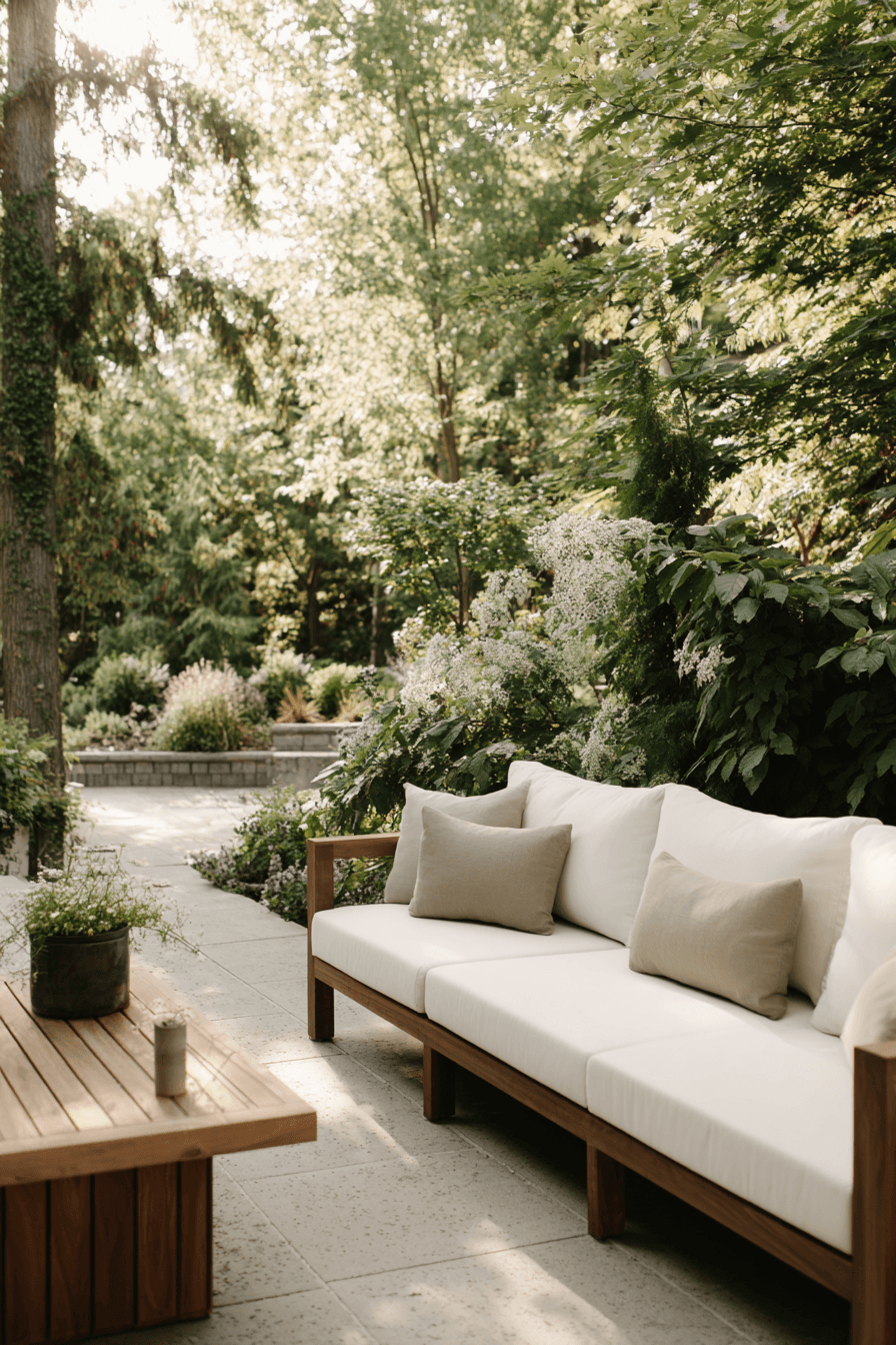 27 Cozy Backyard Ideas with Fire Pits Lights and Comfortable Seating