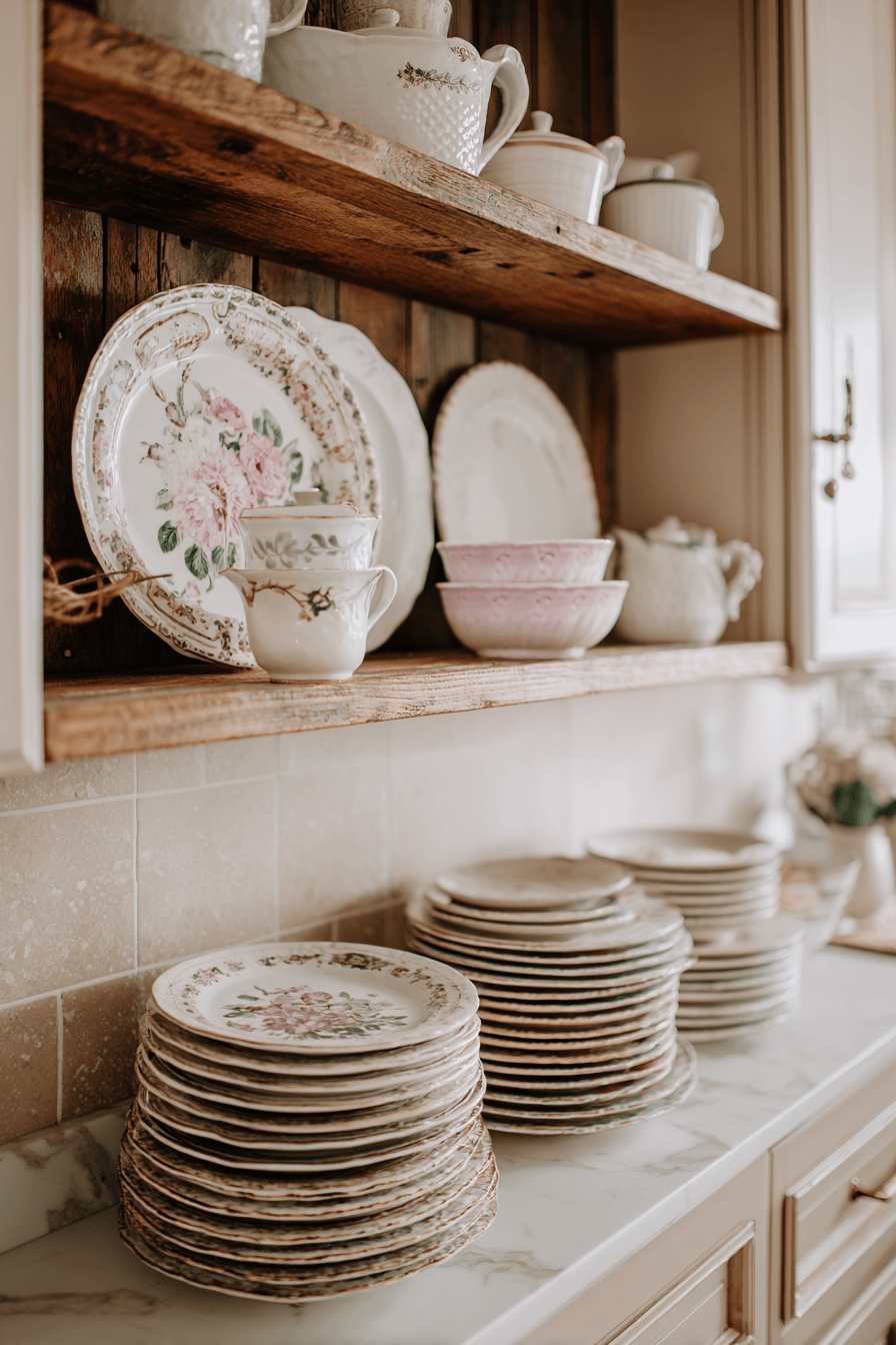 27 Budget Friendly Shabby Chic Kitchen Ideas That Look Expensive