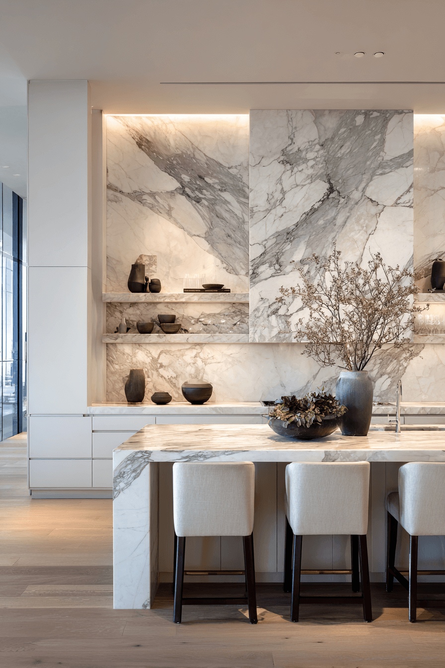 27 Luxury Kitchen Design Ideas Inspired by Modern Mansions