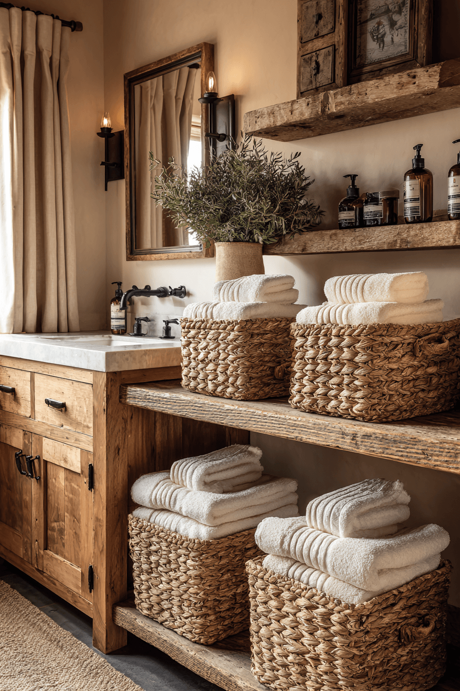 27 Rustic Bathroom Ideas That Feel Cozy Natural and Timeless